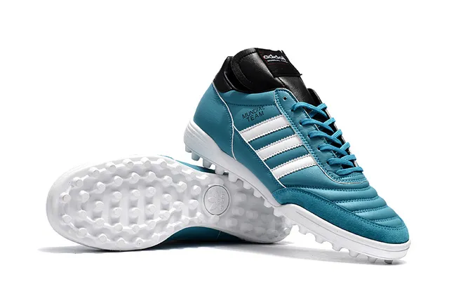 Adidas Copa Blue White Low-Top Leather Upper Turf Soccer Shoes 10