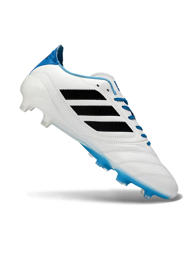 Adidas Copa Icon White Blue Black Firm-Ground Sapatos de futebol 2
