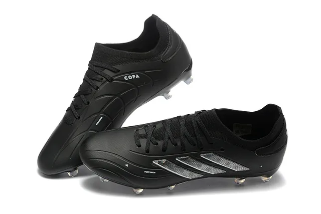 Adidas Copa Pure Pure Touch Black Firm-Ground Sapatos de futebol 4