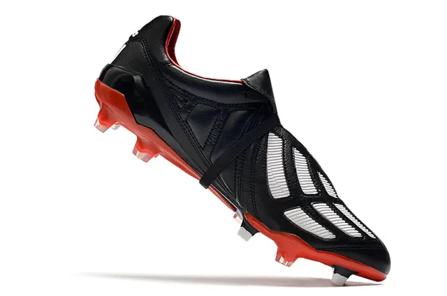 Adidas Copa लाल রূপালী কুইল্টেড চামড়ার উপর তিন স্ট্রাইপ সাইড প্যানেল দৃঢ় মাটির ফুটবল জুতা 10