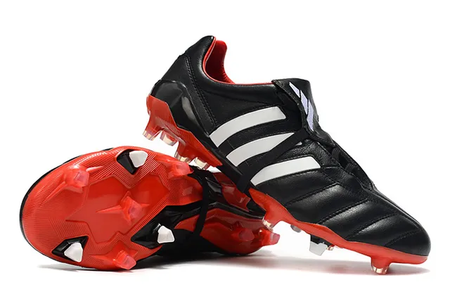 Adidas Copa लाल রূপালী কুইল্টেড চামড়ার উপর তিন স্ট্রাইপ সাইড প্যানেল দৃঢ় মাটির ফুটবল জুতা 12