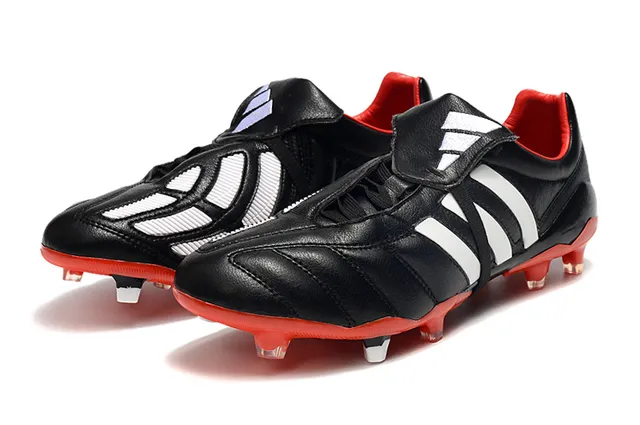 Adidas Copa लाल রূপালী কুইল্টেড চামড়ার উপর তিন স্ট্রাইপ সাইড প্যানেল দৃঢ় মাটির ফুটবল জুতা 15