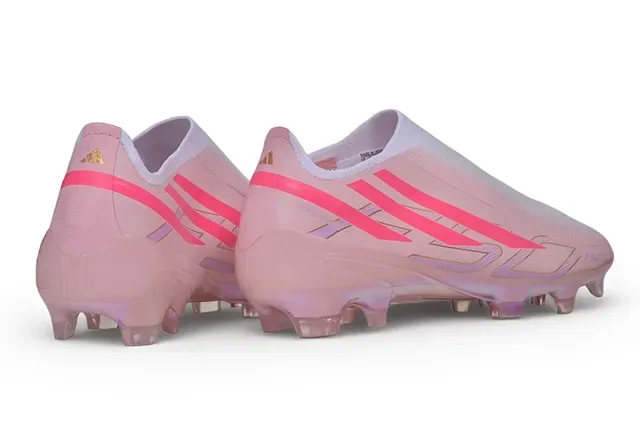 Adidas F30 Translucent Pink Iridescent Zapatos de fútbol para terreno firme 5