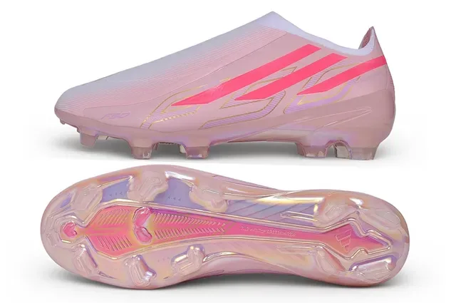 Adidas F30 Translucent Pink Iridescent Zapatos de fútbol para terreno firme 6