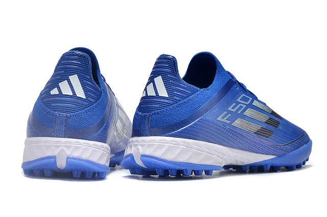 Adidas F50 Blue Turf Chaussures de football 4