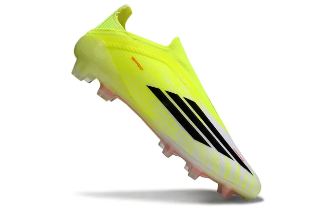 Adidas F50 Neon Yellow Black Firm-Ground Sapatos de futebol 10