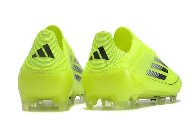 Adidas F50 Neon Yellow फर्म ग्राउंड फुटबॉल जूते 5