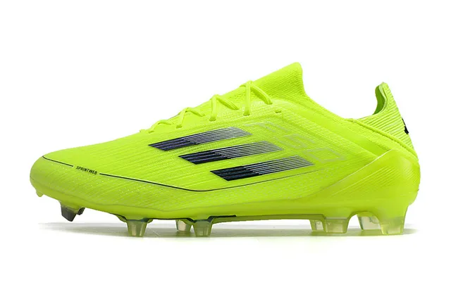 Adidas F50 Neon Yellow फर्म ग्राउंड फुटबॉल जूते 7