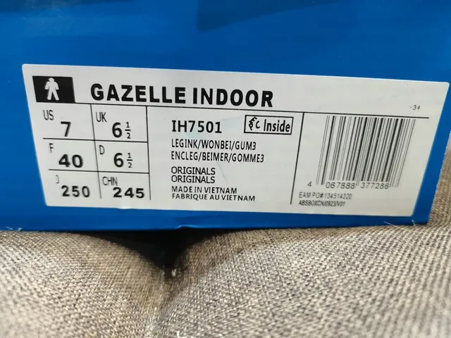 Adidas Gazelle Chaussures Lifestyle en Daim Bleu Marine 2