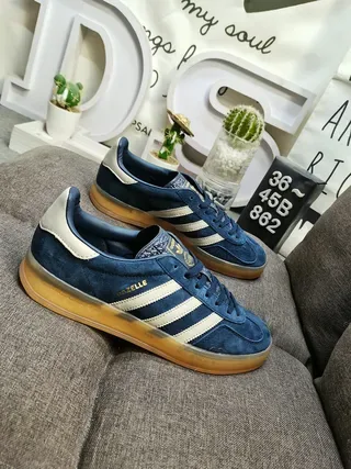 Adidas Gazelle Chaussures Lifestyle en Daim Bleu Marine 9