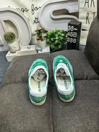 Adidas Gazelle OG Zapatillas Lifestyle de Gamuza Verde 8