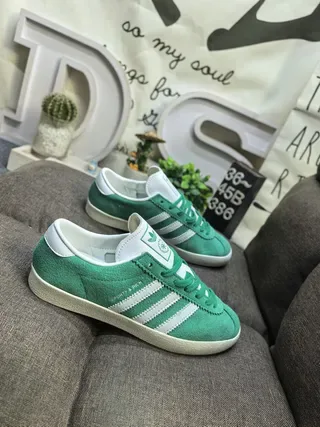 Adidas Gazelle OG Zapatillas Lifestyle de Gamuza Verde 9