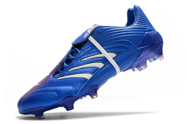 Adidas حذاء كرة القدم للأرض الصلبة مع نسيج مقرمش، سطح أصلي اصطناعي معدني أبيض ذهبي 20