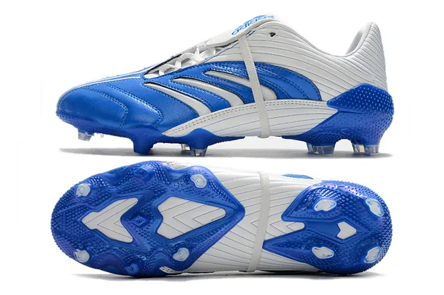 Adidas حذاء كرة القدم للأرض الصلبة مع نسيج مقرمش، سطح أصلي اصطناعي معدني أبيض ذهبي 24