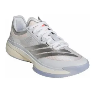 Adidas حذاء أسلوب حياة رمادي فضي شبكي معدني ثلاث شرائط
