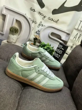 Adidas Tênis Verde Branco Ante Superior Sola Goma 9