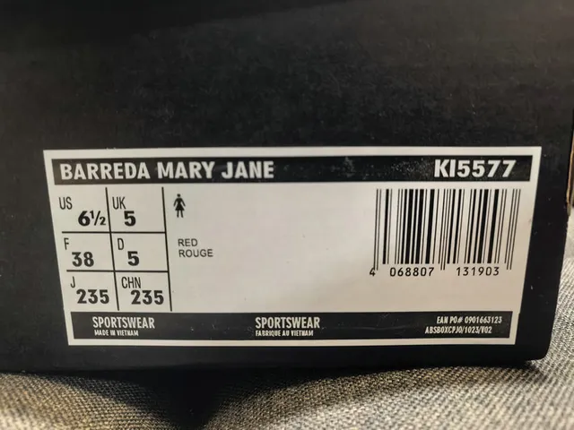Adidas Mary Jane Red Beige Low-Top Dual-Strap Mary Jane Shoes 2