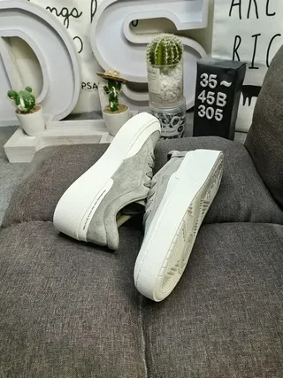 Adidas প্ল্যাটফর্ম স্যুড ধূসর লাইফস্টাইল স্নিকার্স 6