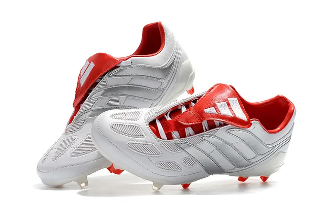 Adidas Predator Boost 白红 硬地足球鞋 2