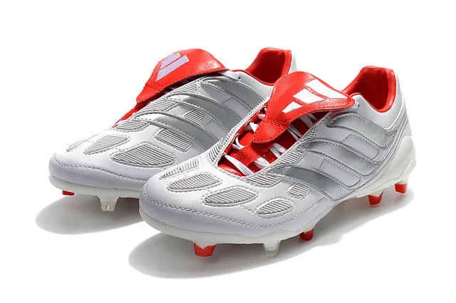 Adidas Predator Boost 白红 硬地足球鞋 8