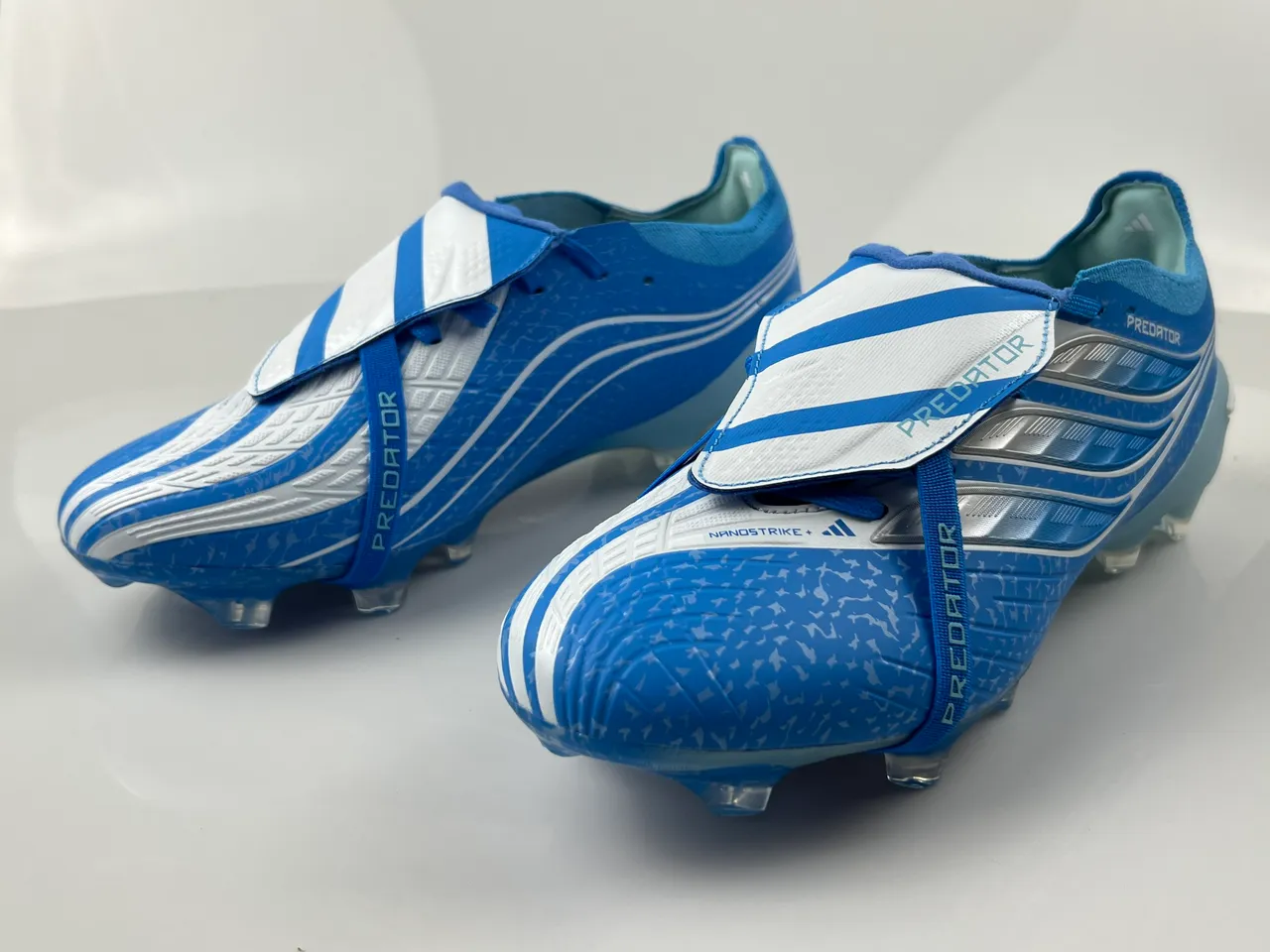 Adidas Predator Nanostrike+ Blue White Firm-Ground Chaussures de football 2
