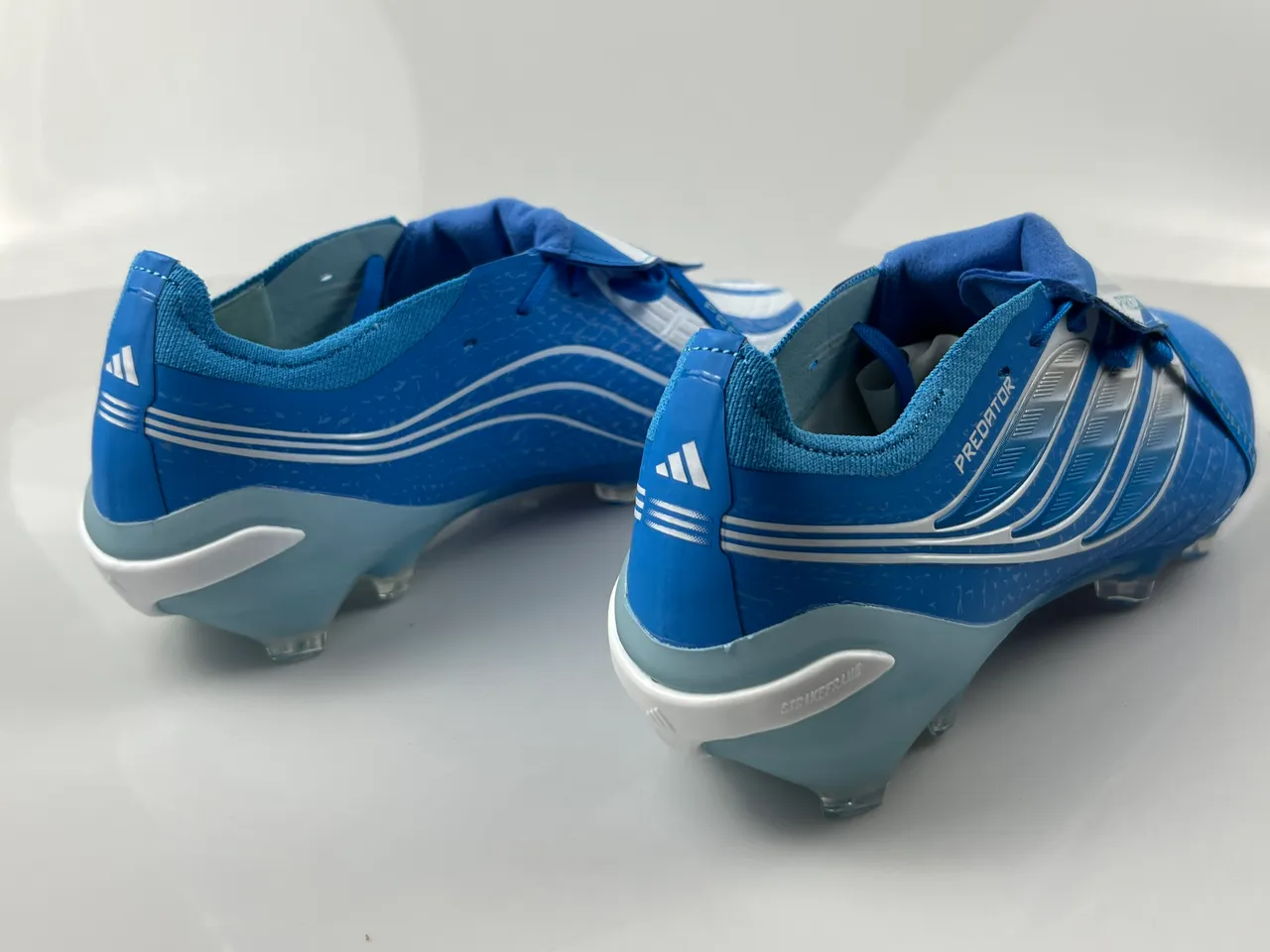 Adidas Predator Nanostrike+ Blue White Firm-Ground Chaussures de football 3