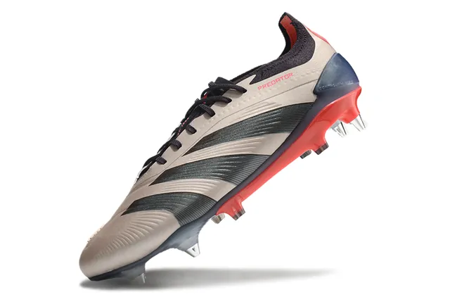 Adidas Predator Blanc et Or Firm-Ground Chaussures de Football 3