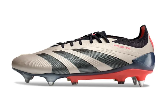 Adidas Predator Blanc et Or Firm-Ground Chaussures de Football 8