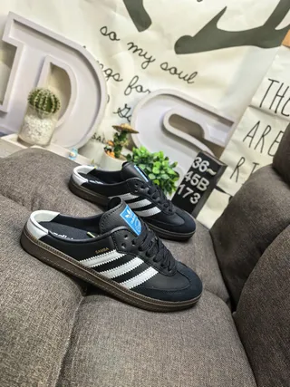 Adidas Samba Tênis Lifestyle Preto Branco Goma 9
