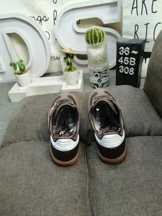 Adidas Samba Brown and White Lifestyle Sneakers 8