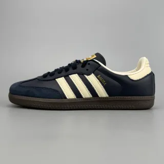 Adidas Samba Navy and Cream 生活方式运动鞋