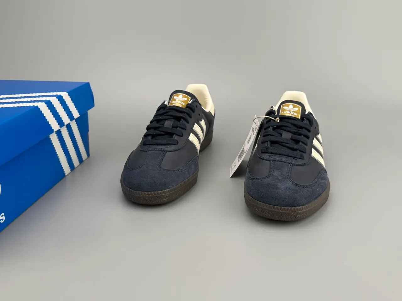 Adidas Samba Navy and Cream Lifestyle Sneakers 4