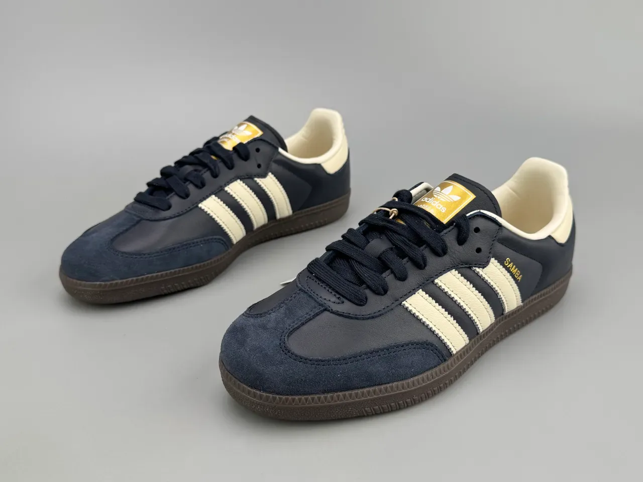 Adidas Samba Navy and Cream Lifestyle Sneakers 6