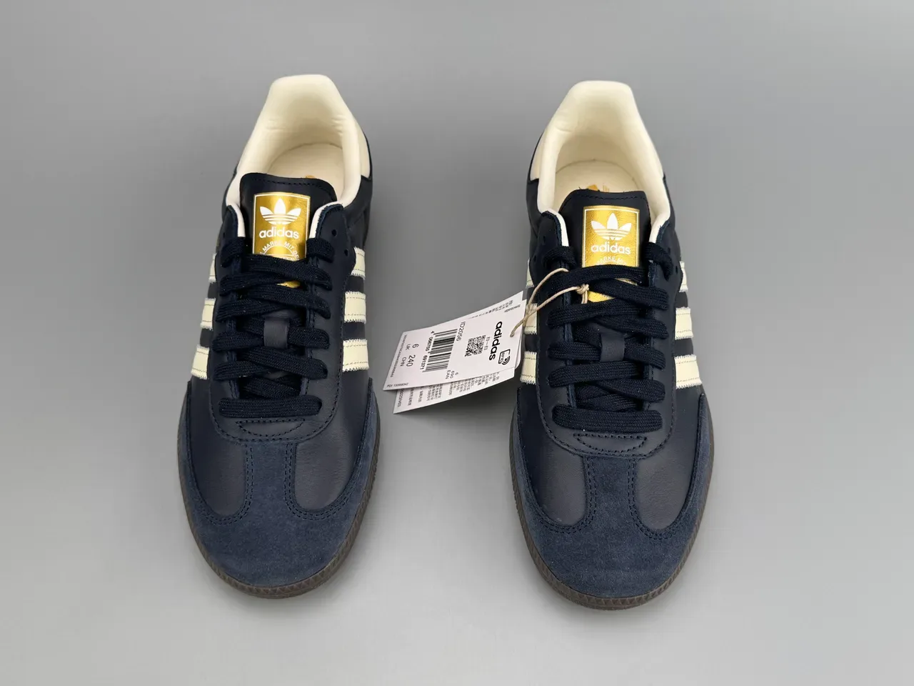Adidas Samba Navy and Cream Lifestyle Sneakers 9