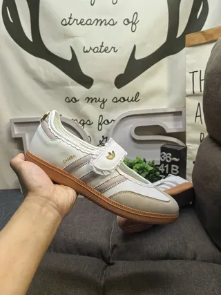 Adidas Samba Off-White Beige Correa scalloped Zapatillas lifestyle 5