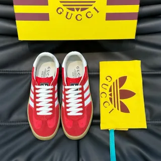 Adidas Samba OG أحذية رياضية أسلوب حياة أحمر أبيض جوم