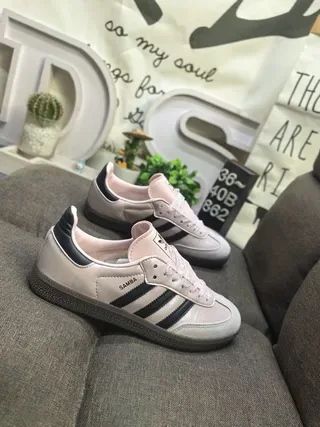 Adidas Samba Zapatillas Lifestyle Rosa pálido y negro 9