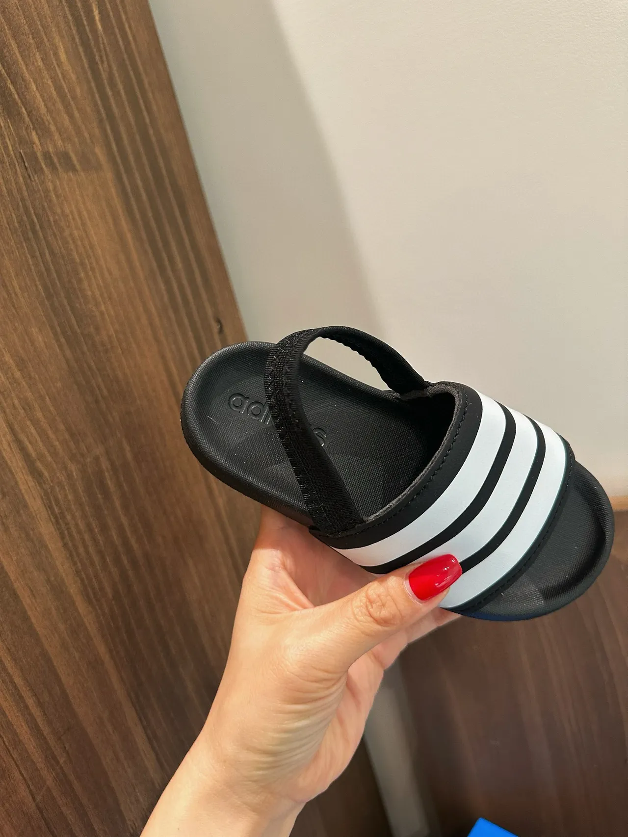 Adidas Slide Three-Stripe Strap Slippers 20