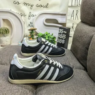 Adidas Spezial أسود أبيض Gum أسلوب حياة أحذية رياضية