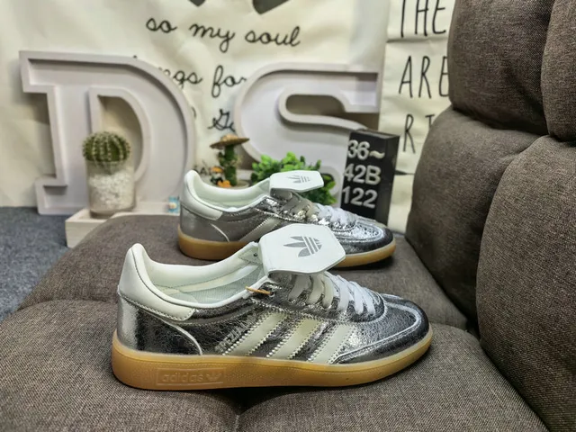 Adidas Spezial Gris Ante Rayas Blancas Suela de Goma Sneakers Lifestyle 11