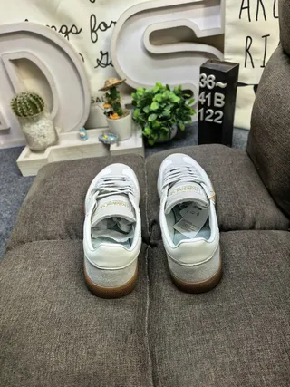 Adidas Spezial Gris Ante Rayas Blancas Suela de Goma Sneakers Lifestyle 18