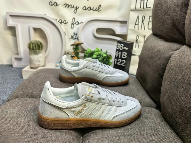 Adidas Spezial Gris Ante Rayas Blancas Suela de Goma Sneakers Lifestyle 21
