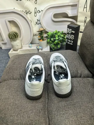 Adidas Spezial Cinza Claro e Azul Camurça Tênis Lifestyle 8