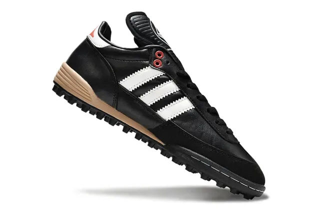 Adidas Spezial Mundial SPZL Noir Blanc Rouge Chaussures de football pour pelouse artificielle 2