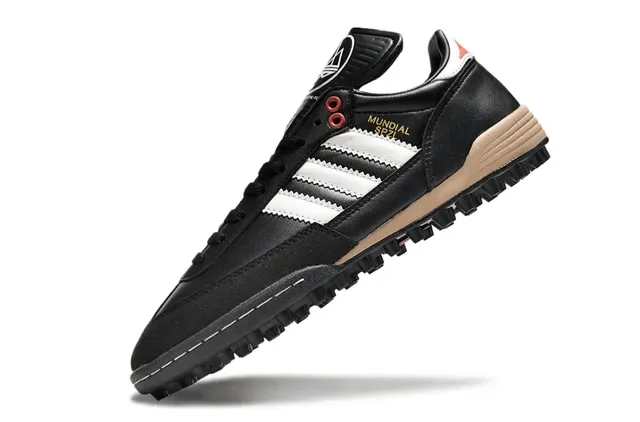 Adidas Spezial Mundial SPZL Noir Blanc Rouge Chaussures de football pour pelouse artificielle 3