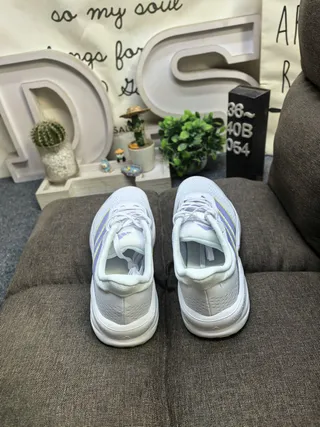 Adidas Tênis Lifestyle de Malha com Três Listras 18