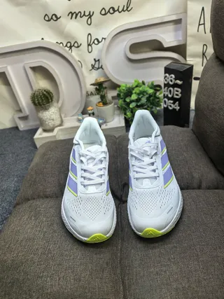 Adidas Tênis Lifestyle de Malha com Três Listras 20