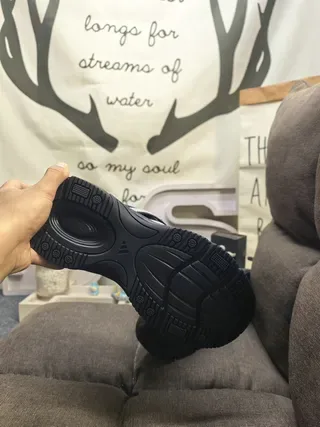 Adidas Chaussures Lifestyle Blancs Noirs Semelle Épaisse Trois Rayures Cage 14