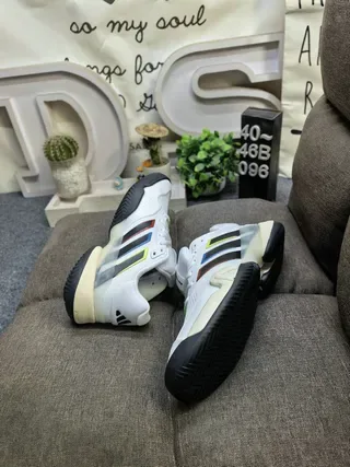 Adidas Sneakers Lifestyle en Maille Blanc Low-Top 16
