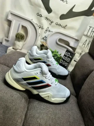 Adidas Sneakers Lifestyle en Maille Blanc Low-Top 19